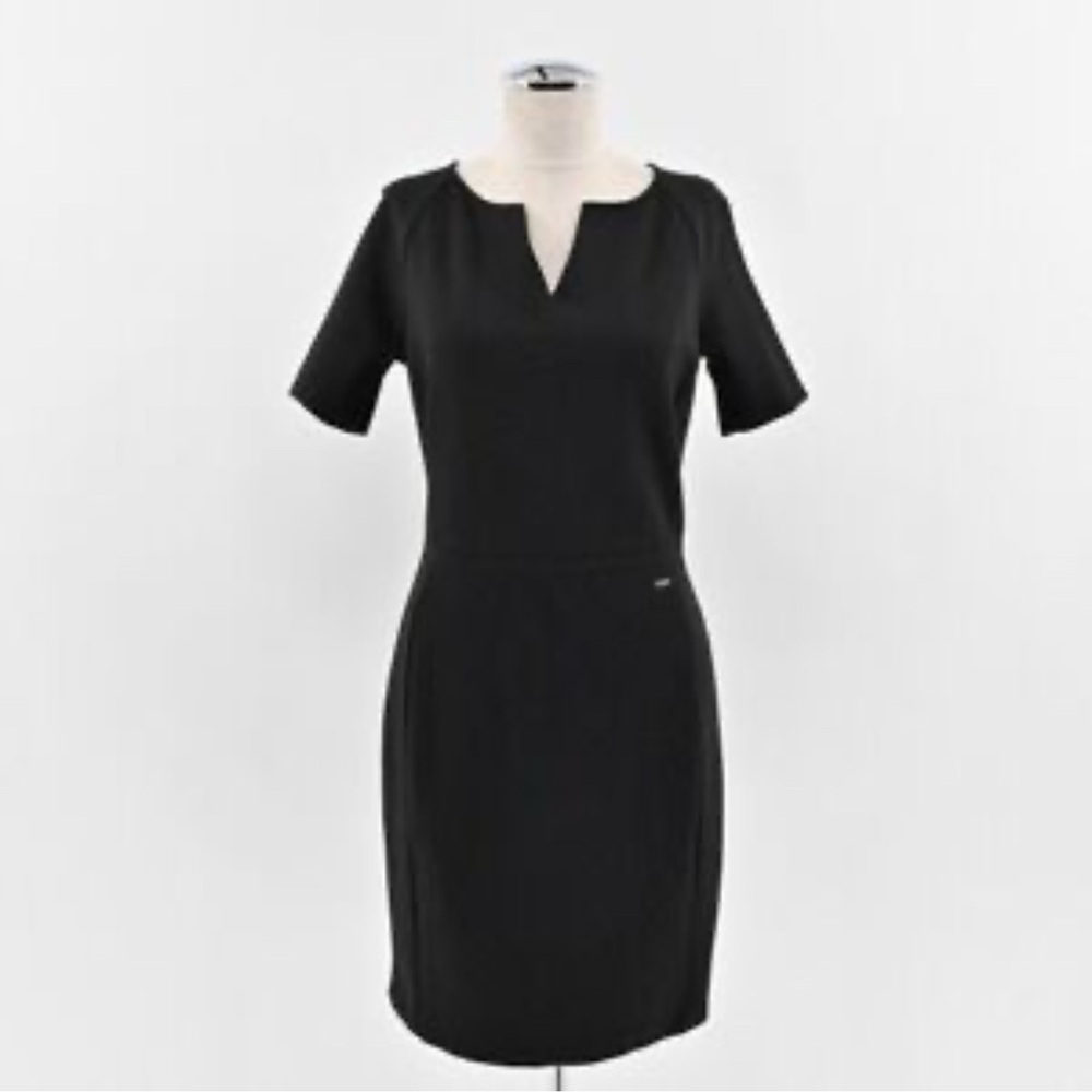 Armani Exchange Black Sheath Dress